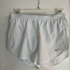 Nike dry-fit white shorts
